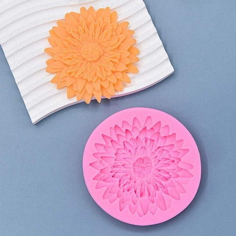 Sonnenblumenform Silikonform Backwerkzeug Fondant Schokolade Kuchenform Gänseblümchen Seifenherstellung