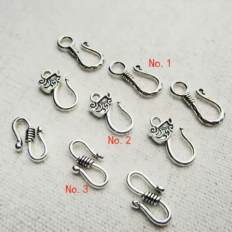 Vintage S Hook Clasps Zinc Alloy Connector Buckles For DIY Necklace Bracelet Jewelry Making Accessories