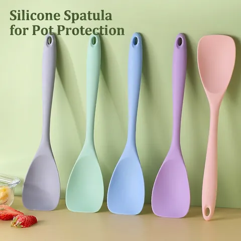 Spatola In Silicone Resistente Al Calore Utensile Cucina Antiaderente Design Integrato Per Cottura In Cucina