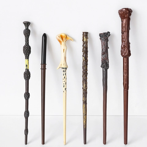 Magic Wand Toy Vintage Round Glasses Costume Props Halloween Cosplay Accessories Plastic Lighting Sound Effect For Party