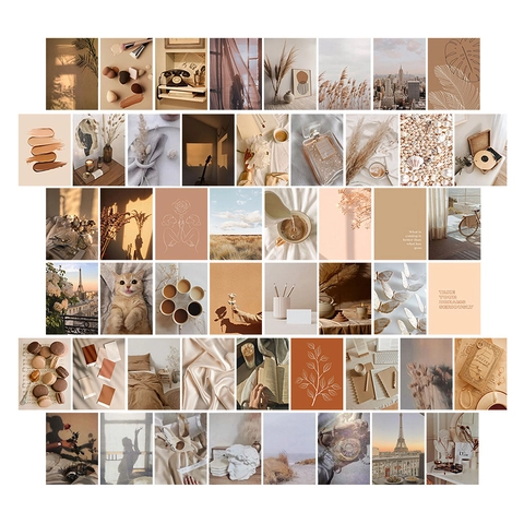 Aesthetic Wall Collage Kit Room Decor Pictures Vintage Ins Style Photo Posters Matte Paper For Bedroom Teens Women Home Decoration
