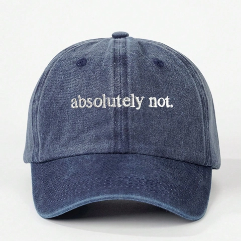 Baseball Cap Washed Polyester Absolutely Not Embroidery Adjustable Vintage Sunshade Casual Hat For Women Men