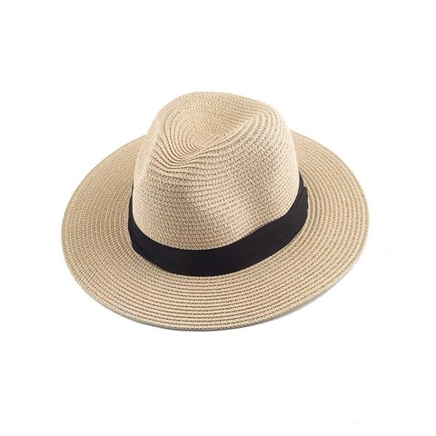 Cappello Da Sole In Paglia Panama Fedora Boater Stile Cowboy Traspirante Protezione UV Estate Spiaggia Vacanze Per Donna Uomo