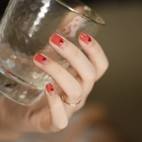 Wasserdichte Nagelkunst Aufkleber Full Wraps Herz Kuh Blumen DIY Maniküre Dekore Für Frauen Mädchen Süß Trendy Vielfalt