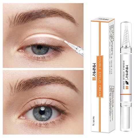 Doppellid Styling Creme Unsichtbar Langanhaltend Wasserdicht Augen Make-up Tool Mit Y Gabel Schnell Trocknend Profi