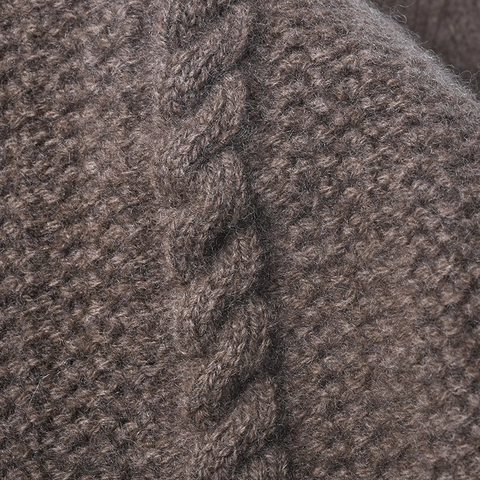 Berretto In Lana Maglia Donna Inverno Caldo Trecce Design Slouchy Morbido Antivento Esterno Quotidiano Colore Solido