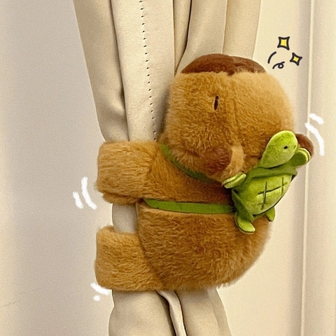 Plush Animal Slap Bracelet Soft Wristband Toy Capybara Panda Koala Fox Shape Kids Girls Gift Wrist Accessory Novelty
