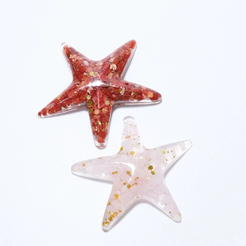 Zeester Ornament Handgemaakte Hars Kristalgrind Bladgoud Tafeldecoratie Oceaan Stijl Huis Accessoire