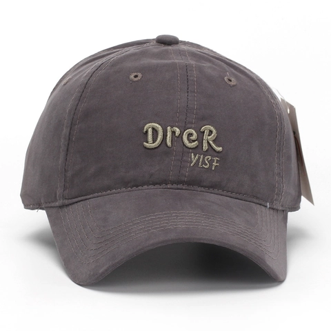 Berretto Da Baseball Cotone Lavato Ricamo Lettere 3D Cupola Morbida Regolabile Cappello Esterno Casual Per Uomini Donne