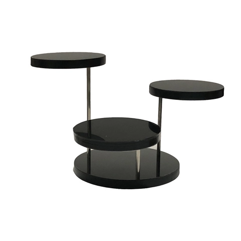 Acrylic Jewelry Display Stand Multi-Tier Round Spiral Organizer For Rings Earrings Cupcakes Elegant Desktop Holder