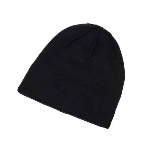 Knitted Beanie Hat Cuffed Ribbed Acrylic Fleece Lined Warm Winter Outdoor Skiing For Men Women Casual Solid Color
