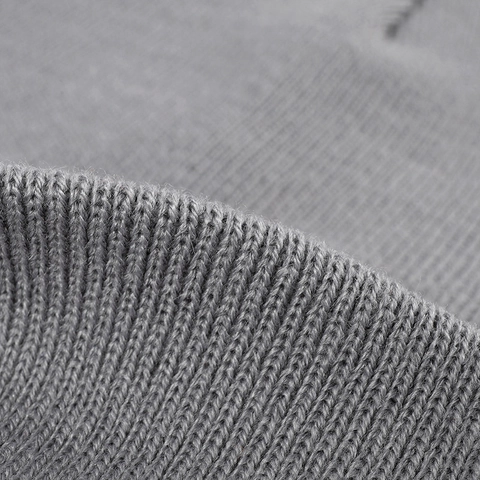 Knitted Beanie Hat Layered Thickened Warm Winter Acrylic Plain Minimalist Cuff Cap For Men Women Elastic Soft