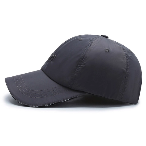 Baseball Cap Schnelltrocknend Atmungsaktiv Verstellbar Outdoor Sport Sonnenschutz Buchstabenstickerei Unisex