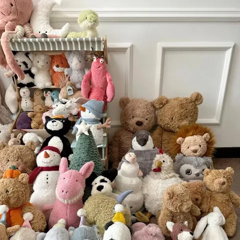 Morbido Peluche Animale Orsetto Drago Pinguino Maiale Cane Anatra Tartaruga Decorazione Casa Estetica Rilassante