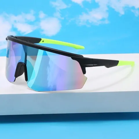 Sport Radbrille UV400 Schutz Winddicht Integrierte PC Linse Outdoor Laufen Marathon Unisex Halbrahmen