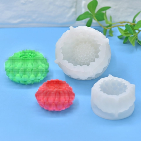 Sukkulenten Blume Silikonform 3D Beeren Himbeerform DIY Handgemachte Seife Kerzenherstellung Backen Kuchen Mousse Formen