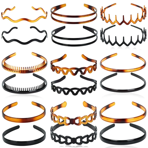 Haarreifen Haarbänder Kunststoff Metall DIY Bastelgrundlagen Gezahnt Welle Einfach Multi Stile Haarschmuck