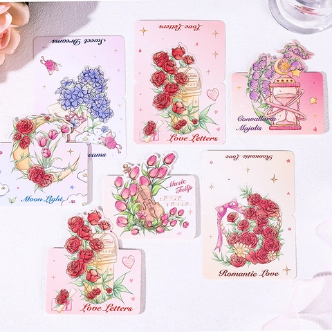 Biglietto Di Auguri Floreale Estetico Cartone Piegato Biglietto Di Benedizione Per San Valentino Festa Della Mamma Rosa