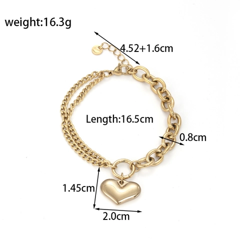 Herz Edelstahl Halskette Ohrringe Armband Ring Schmuck Für Frauen Französischer Vintage Stil Eleganter Schmuck