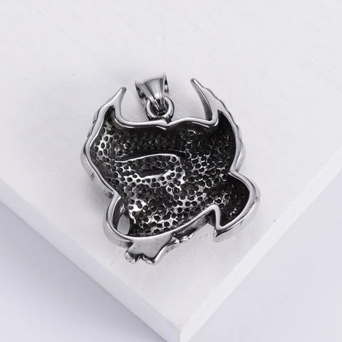 Eagle Pendant Necklace 304 Stainless Steel Live To Ride Retro Punk Rock Biker Jewelry For Men