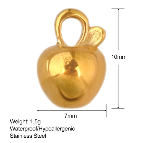 Stainless Steel Charms Pendants For Jewelry Making DIY Craft Waterproof Hypoallergenic Floral Rose Bow Daisy Shapes