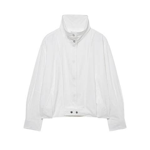 Giacca Bomber Da Donna Con Collo Alto E Pantaloni A Gamba Larga Completi Casual Tinta Unita Poliestere