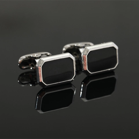 Boutons de Manchette Français d'Affaires pour Hommes Géométriques Carrés Ronds en Alliage Ensemble de Boutons de Manchette pour Mariage Costume Chemise Bijoux de Mode Cadeaux