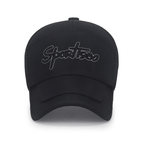 Cappello Baseball Rete Traspirante Protezione Solare Visiera Prolungata Ricamo Sportivo Regolabile Trucker Hat Per Uomini Donne
