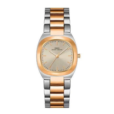 Fashion Women Quartz Watch Square Dial Stainless Steel Strap Waterproof Analog Wristwatch Minimalist Style Elegant Design
