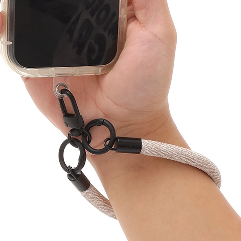 Universal Phone Case Wrist Strap Synthetic Leather Braided Lanyard With Metal Clasp Anti-Lost Hand Rope Bag Handle Women Fashion Accessory