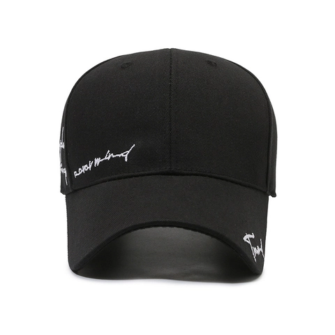 Unisex Baseballkappe Baumwolle Bestickte Buchstaben Einfache Dinge Outdoor Sonnenschutz Lässig Verstellbar Dad Hat