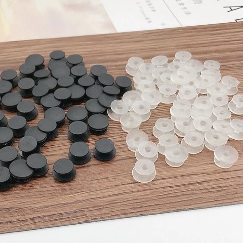 Fibbie Per Scarpe Sabot In Plastica Bottoni A Forma Di I Trasparenti Neri Per Accessori Decorativi Per Charms Di Scarpe