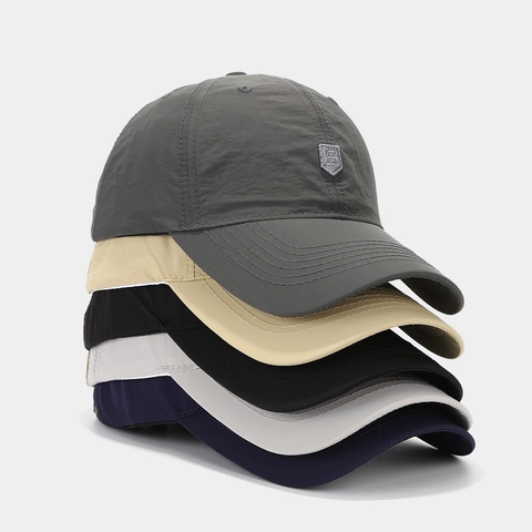 Schnelltrocknende Baseballkappe Atmungsaktive Sonnenhut Für Outdoor Golf Sport Verstellbare Wasserdichte Polyester Kappe