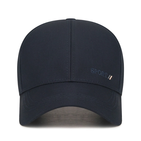 Baseball Cap Sport Embroidered Hat Men Sun Protection Adjustable Polyester Curved Brim Casual Outdoor Business Style