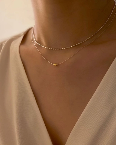 925 Sterling Silver Italian Minimalist Necklace Women Light Luxury Olive Clavicle Chain Simple Neck Chain Jewelry Gift