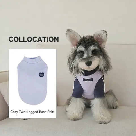 Gilet Invernale Per Cani Cappotto Trapuntato Imbottito Caldo Antivento Color Block Abbigliamento Per Cani Piccoli Medi
