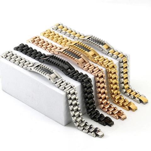 Pulsera Para Hombre Acero Inoxidable Fibra De Carbono Geométrica Joyería De Moda Cadena