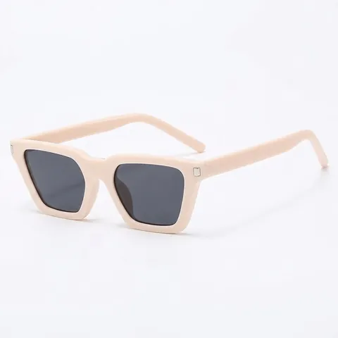 Square Fashion Sunglasses UV400 Protection PC Frame AC Lens Vintage Big Frame Versatile Elegant Eyewear Women