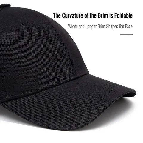 Gorra De Béisbol De Algodón Con Cinta Larga Hebilla Ajustable Streetwear Hip Hop Moda Sombrero Para Hombres Mujeres