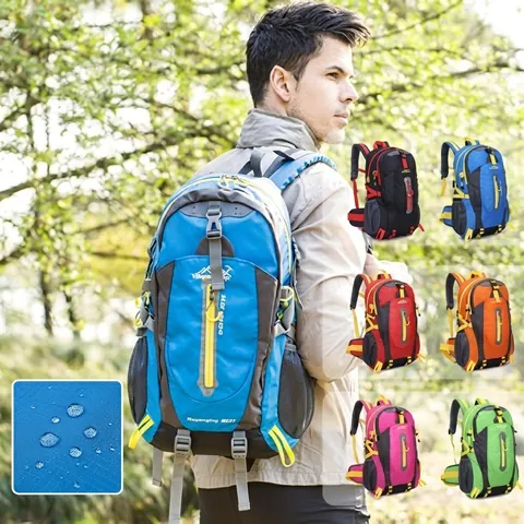 Zaino da Trekking per Uomo e Donna Grande Capacità Impermeabile per Viaggi e Sport Casual Zaino Leggero per Campeggio ed Escursionismo