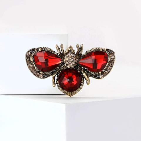 Vintage Biene Brosche Legierung Mit Strass Und Kristallen Für Anzüge Mäntel Modeschmuck Für Damen Und Herren