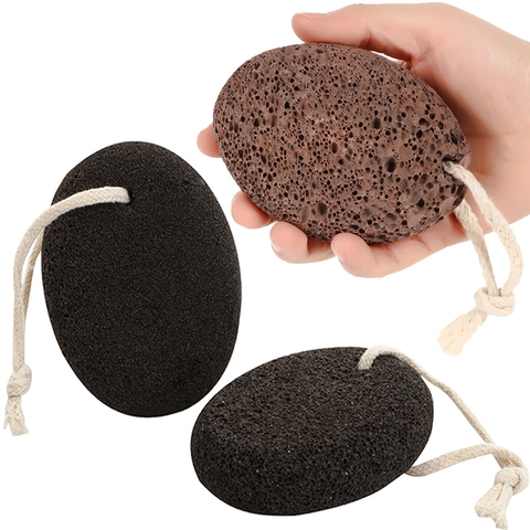 Natural Volcanic Pumice Stone Foot File Callus Remover For Dead Skin Exfoliating Scrub Pedicure Tool