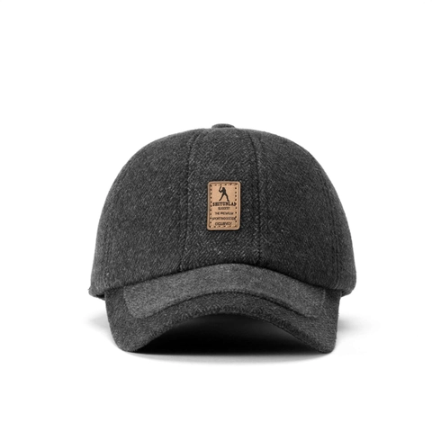 Winter Baseballkappe Herren Wollmütze Warm Schirmmütze Mit Ohrenschützer Verdickt Lässig Outdoor Verstellbar Vintage Stil