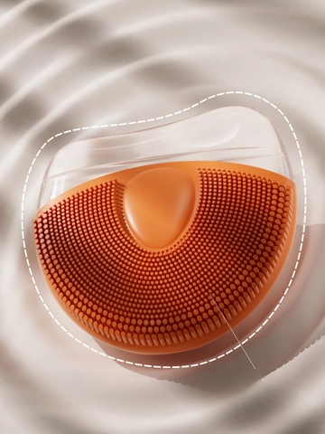 Einfarbiger Gesichtsmassager Minimalistischer Komfort Persönliche Pflege