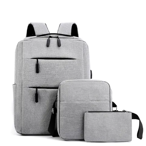 Business Laptop Backpack Waterproof Oxford Cloth USB Charging Port Large Capacity Travel Commute School Multifunctional