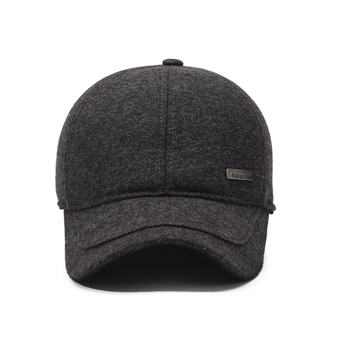Winterwarme Baseballkappe Mit Ohrenklappen Fleece Gefüttert Winddichte Wollmütze Für Herren Outdoor Thermische Schirmmütze
