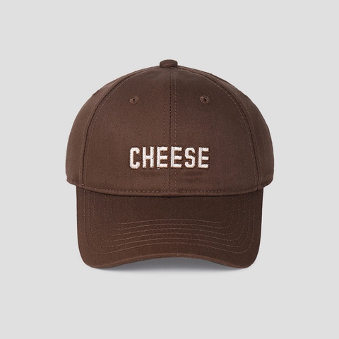 Unisex Baumwolle Baseballkappe CHEESE Buchstaben Stickerei Verstellbar Sonnenhut Casual Sport Gekrümmte Krempe Korean Mode