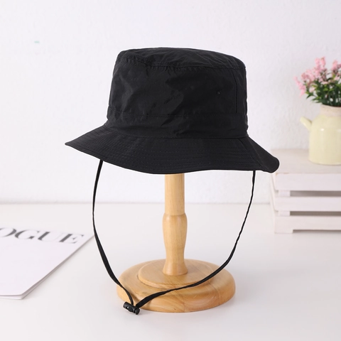 Sombrero De Pescador Exterior Secado Rápido Protección Solar UV Cortavientos Cordón Ajustable Poliéster Ala Pequeña Senderismo Pesca Hombre Mujer