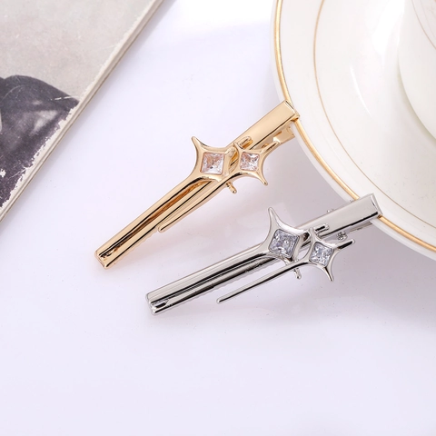 Ster Haarclips Legering Strass Y2K Eendensnavel Clip Mode Haaraccessoires Voor Vrouwen