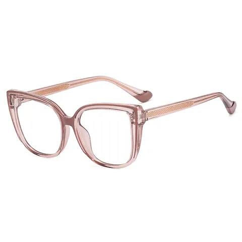 Montura De Gafas Cat Eye Vintage TR90 CP Anti Luz Azul Gafas Ópticas De Moda Para Mujer